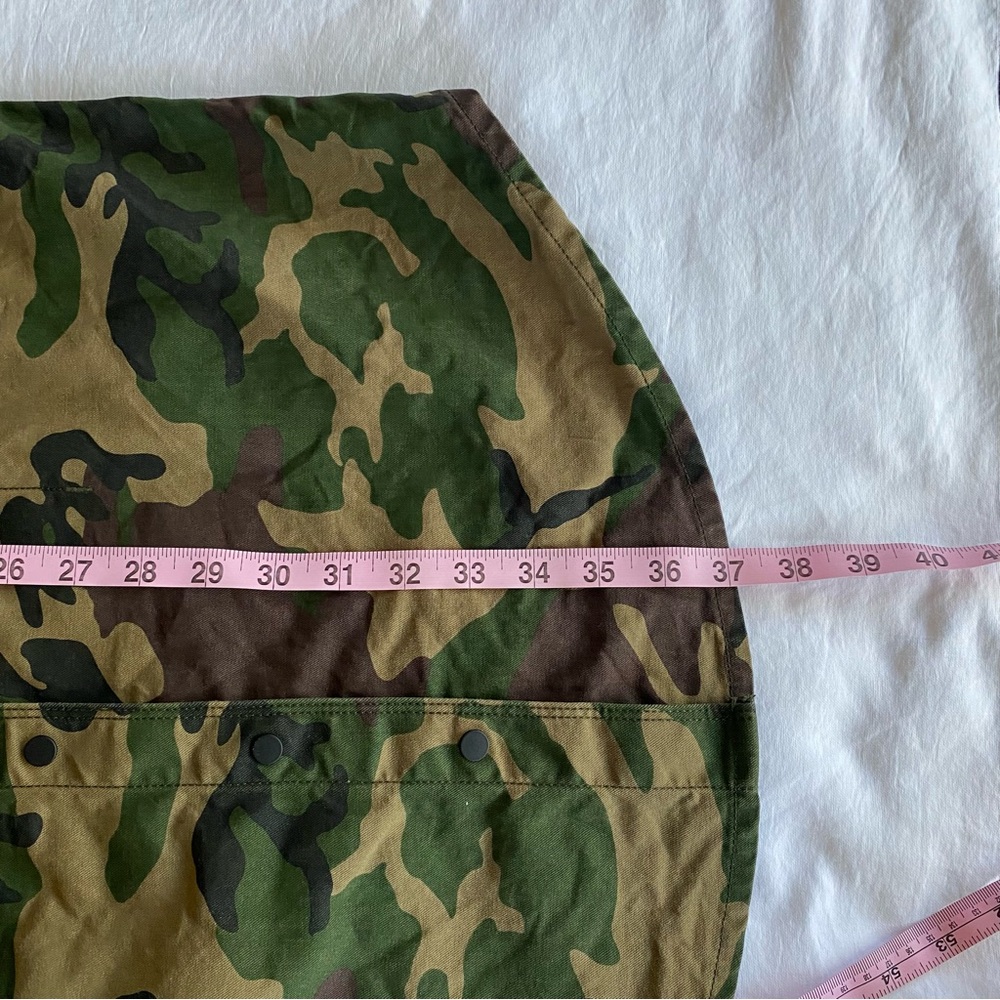 Vans Camouflage Shirtdress Trench Coat Women’s Medium Punk Skater Grunge Utility - Picture 11 of 11